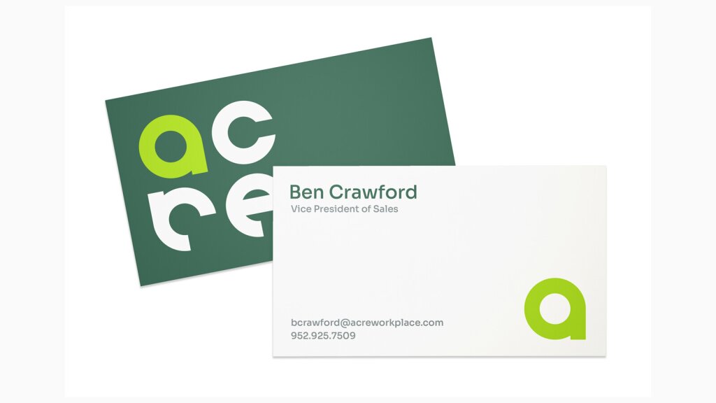 A business card example for Acre.
