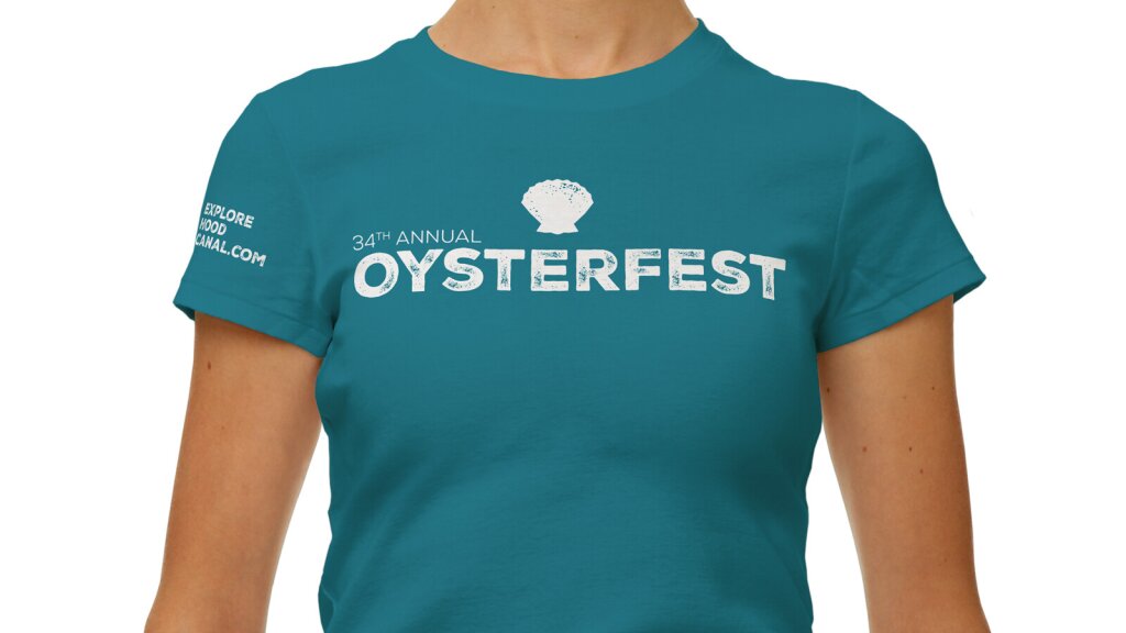 Oysterfest t-shirt mock-up.